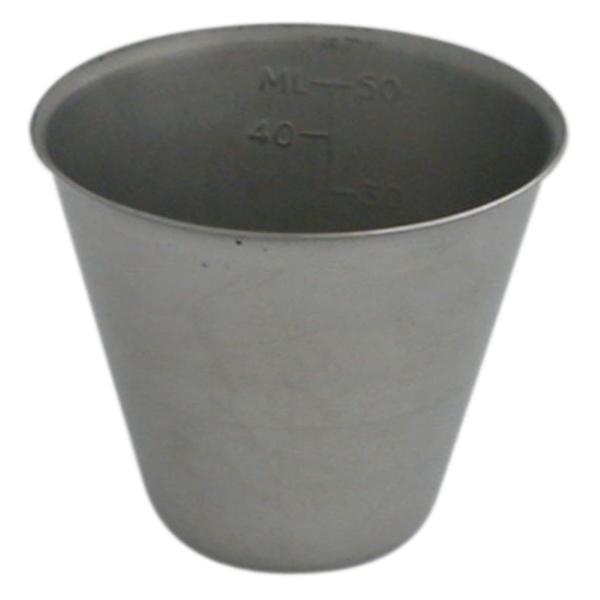 Cup Medicine Stainless Steel 2oz Silver Ea